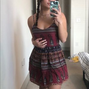 Boho mini dress